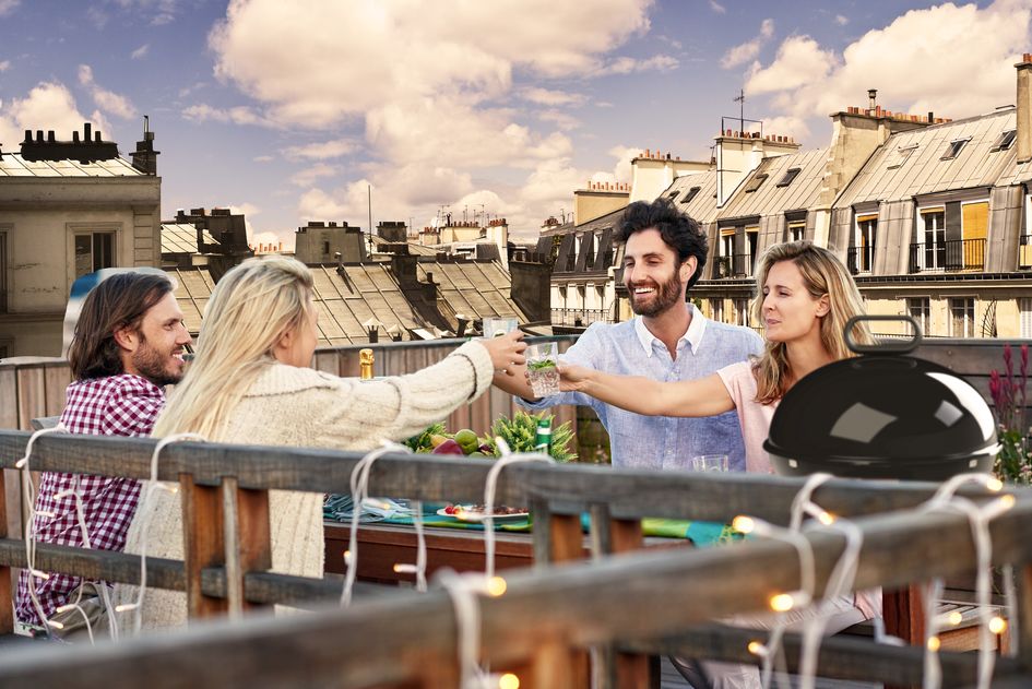 Une éclaircie ce weekend... Fondue en terrasse ! Location pierrade fondue